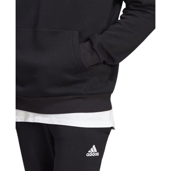 Adidas Men's Fleece Sweatsuit Size XL Black/White Big Logo Matching Outfit NWT - Picture 4 of 11